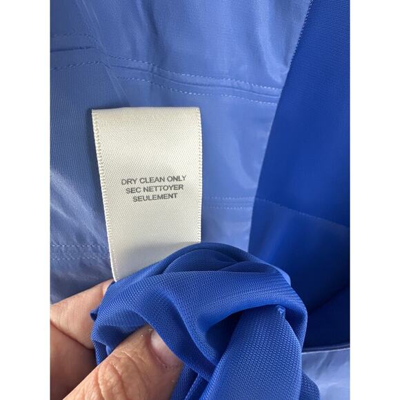 Rebecca Taylor Dress Seamed Drop Waist Fit and Flare Periwinkle Dress, Size 2 - Picture 5 of 8